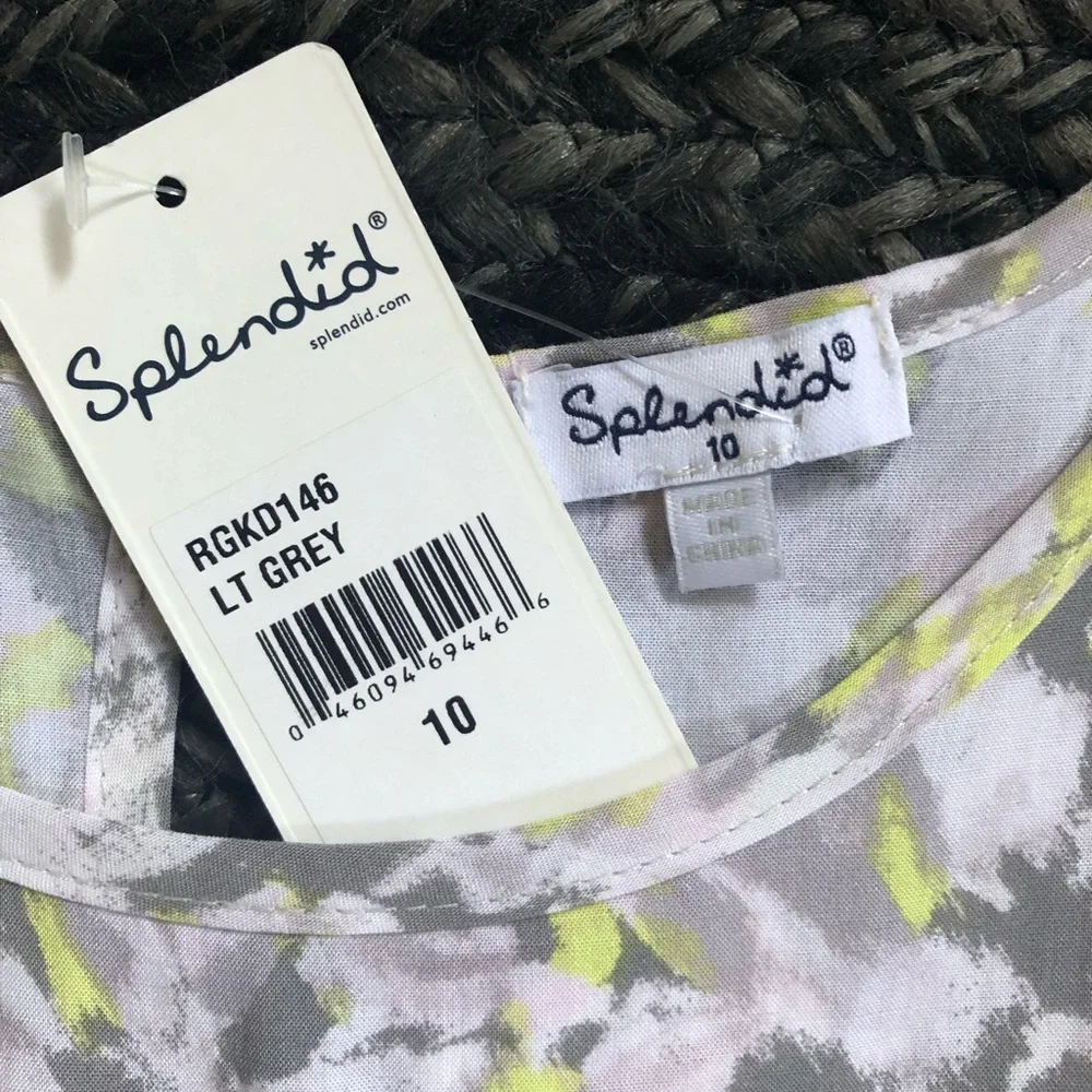 🔥NWT🔥 Splendid Girl’s Big Slub Raglan Sleeves Dress - Picture 3 of 6